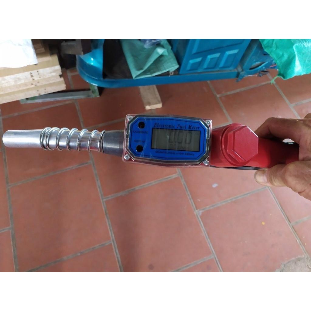 Dụng Cụ Bơm- Cò Bơm Xă.ng Dầu Có Đồng Hồ V33 Vật Liệu Cao Cấp- Thiết Bị Bằng Việt