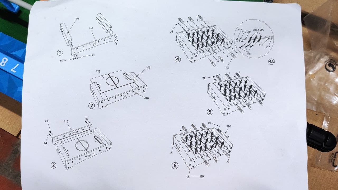 Bàn Bi lắc Mini 70x37x8cm - 3.5kg