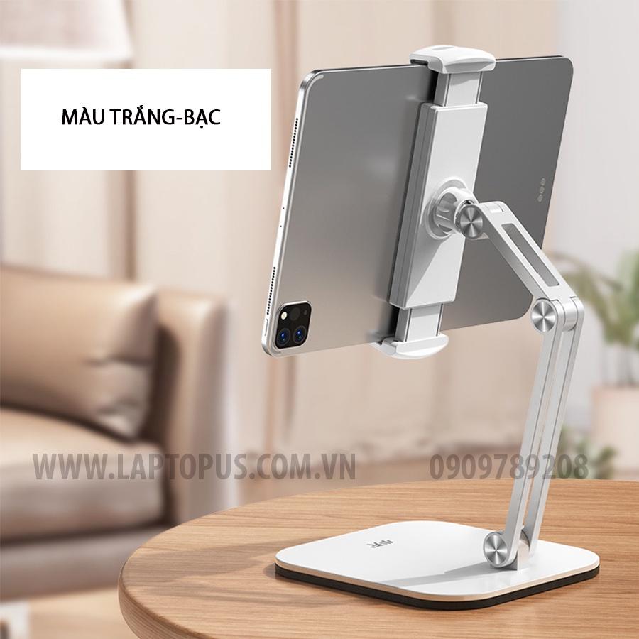 Gía Đỡ Máy Tính Bảng Tablet Hợp Kim Nhôm Tay Giữ Xoay 360 Độ