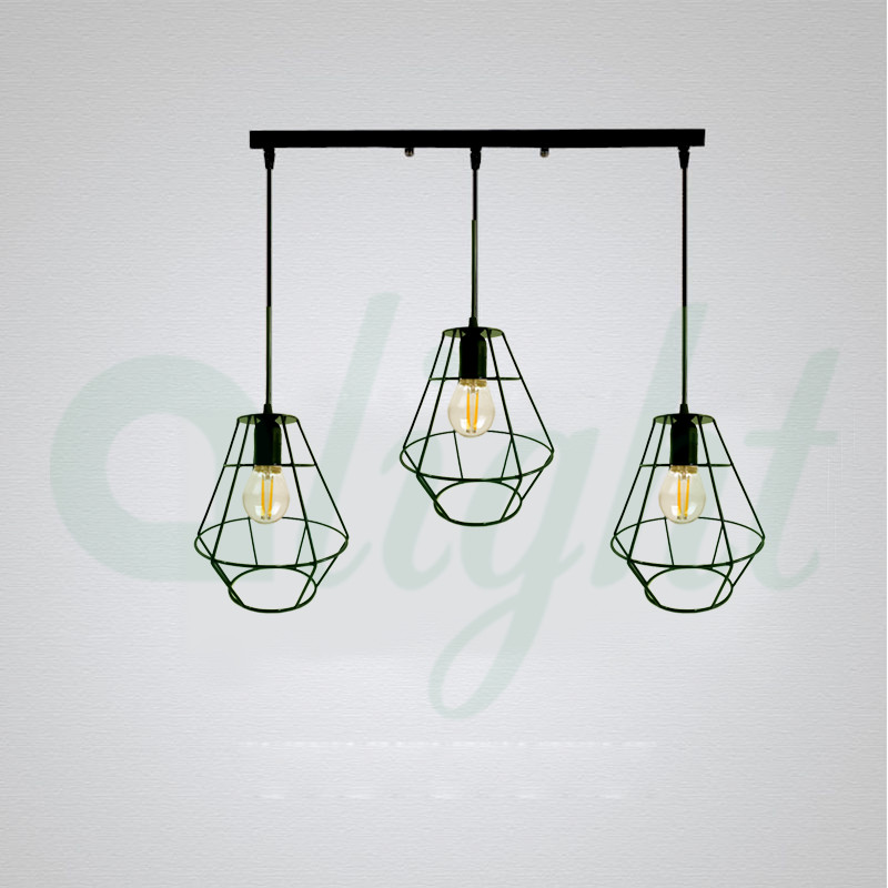 Đèn thả trần + KÈM BÓNG 4W, đèn trang trí decor hình trụ tròn phù hợp cho nhiều không gian