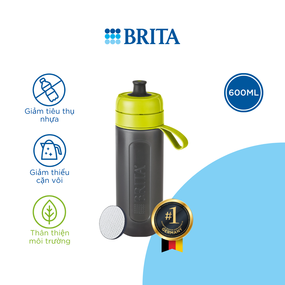 Bình Lọc Nước BRITA Active Lime - 600ml