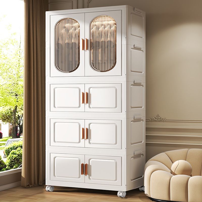 Tủ Quần Áo Gấp Gọn Có Ngăn Treo Trẻ Em Nubie Ngang 65/70cm, Đựng Đồ Đa Năng Thông Minh, Tháo Lắp Dễ Dàng, Nhựa PP