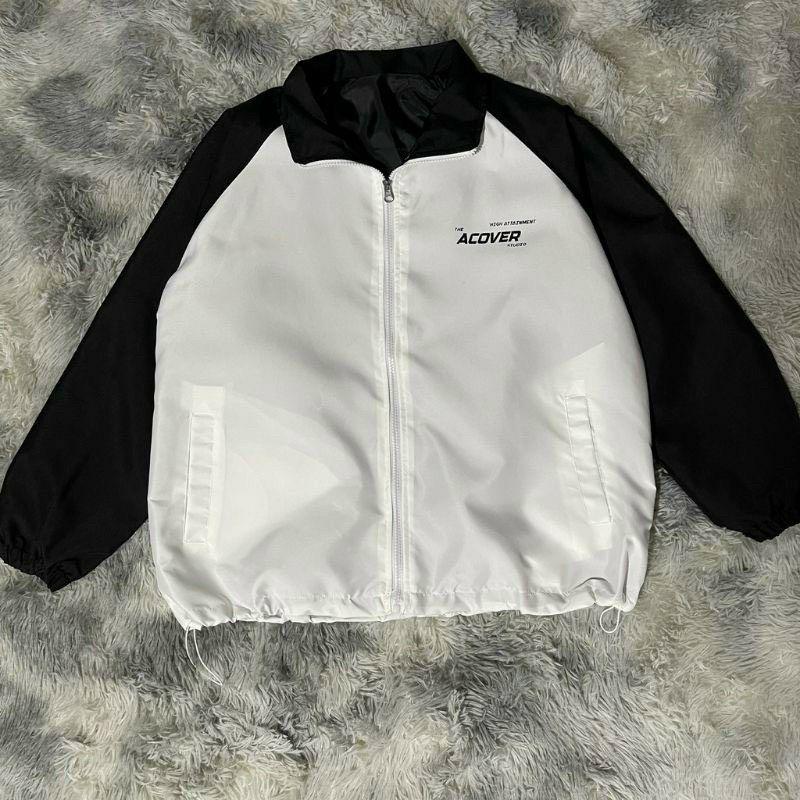 Áo khoác Dù Acover Nam Nữ unisex Form Rộng Phong Cách Ulzzang