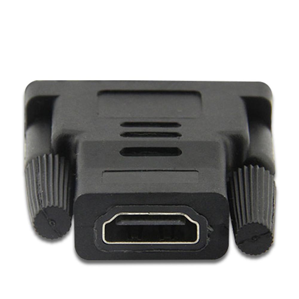 DVI to HDMI-compatible Adapter Bi-directional DVI D 24+1 24+5 Male Cable Connector HDMI-compatible Converter HDTV Projector