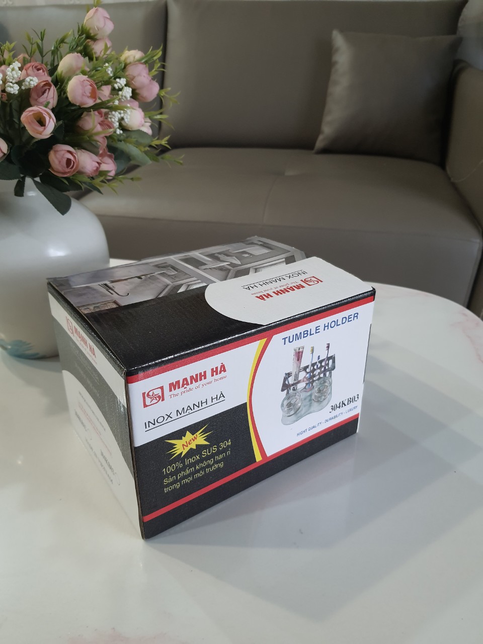 Kệ bàn chải đánh răng Inox 304