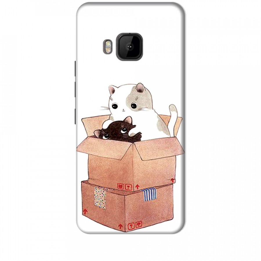 Ốp lưng dành cho điện thoại HTC M9 Mèo Con Dễ Thương