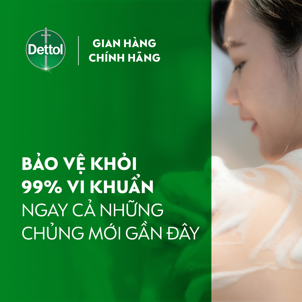 Sữa tắm Dettol kháng khuẩn - Chai 950g