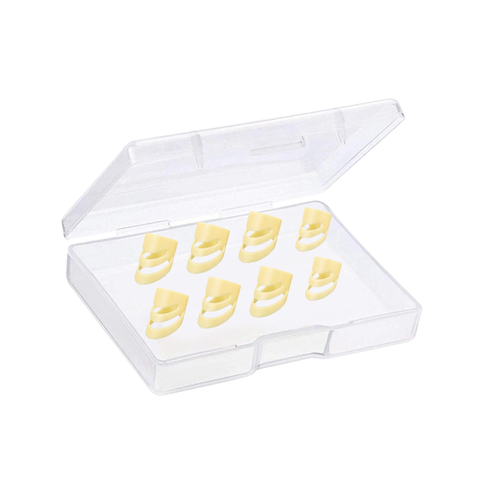 8 Pieces Guitar Picks Finger Picks for Classical Guitar Electric Guitar Bass