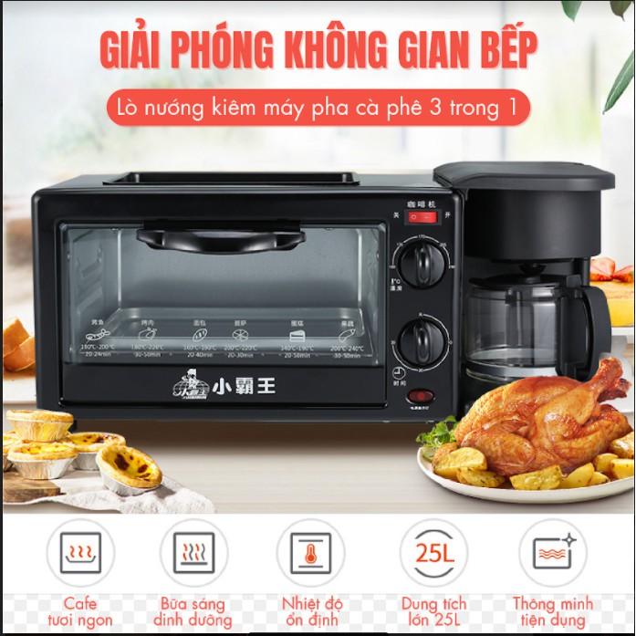 Lò nướng kiêm máy pha cà phê 3 chức năng (đơn hàng từ 99k được 40k)