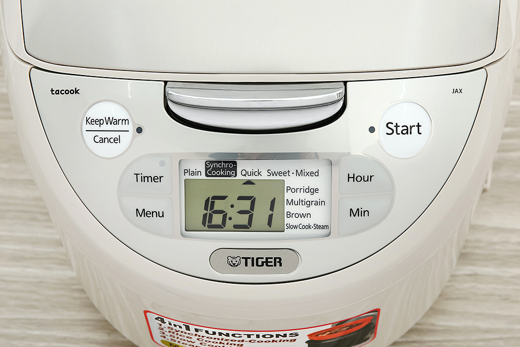 Nồi Cơm Điện Tử Tiger JAX-S18W-HÀNG CHÍNH HÃNG