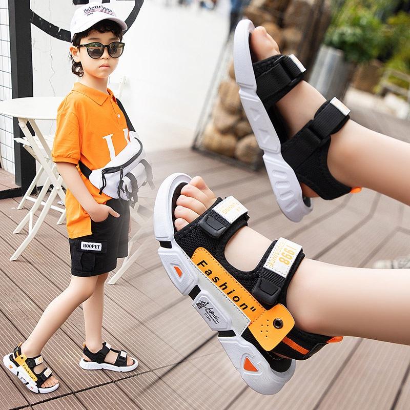 Sandal Bé Trai Sandal Bé Gái Từ 2-13 Tuổi Siêu Nhẹ Đế Êm Chống Trơn Trượt Dáng Thể Thao Phong Cách Hàn Quốc D54