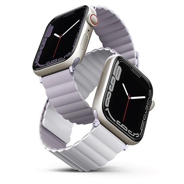 Dây danh cho Apple Watch UNIQ Revix Reversible Magnetic Silicone Strap Dành Cho 1/8/SE Bền Đẹp Đa Dạng Màu Sắc - HÀNG CHÍNH HÃNG