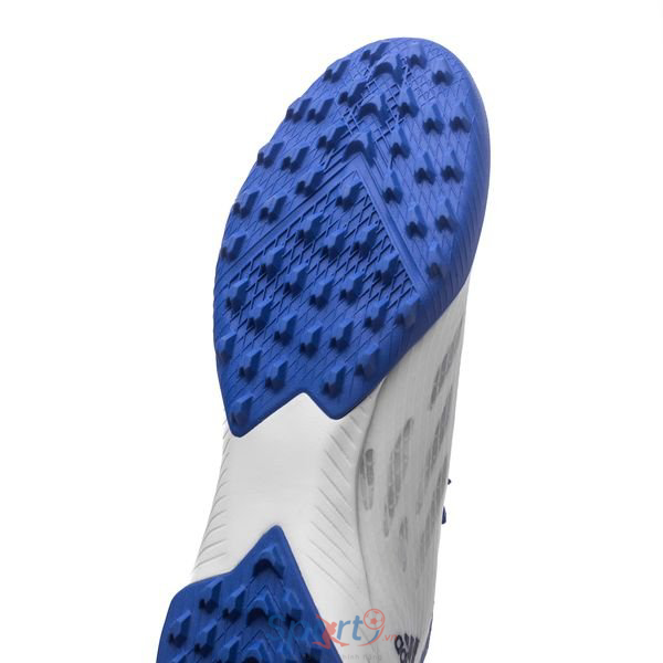 Giày bóng đá X Speedflow .3 TF Diamond Edge - Trắng Xanh