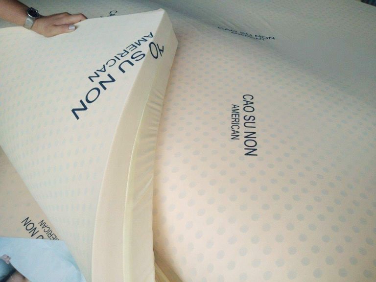 Nệm Cao Su Non Xuất Khẩu Cao Cấp 1m8 x 2m x 10cm