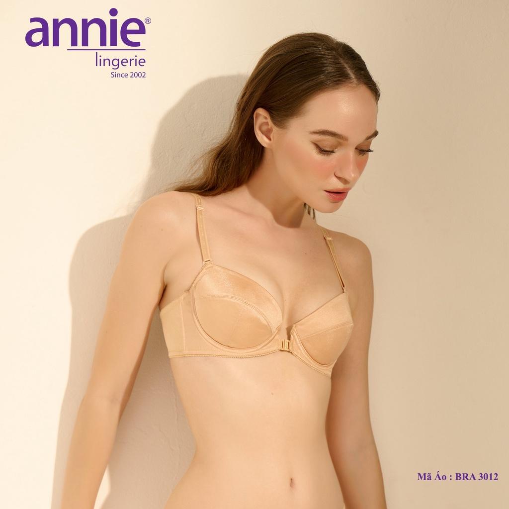 Áo Ngực trơn cao cấp mút mỏng siêu nhẹ annie bra 3012 cài trước, ôm trọn ngực, không cộm phù hợp mặc công sở, đi học.