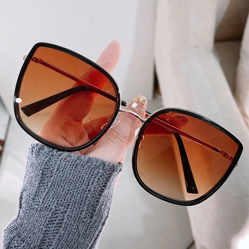 2021 Women's SunGlasses Fashion Sunglasses Large Thick Square Frame Eyeglasses