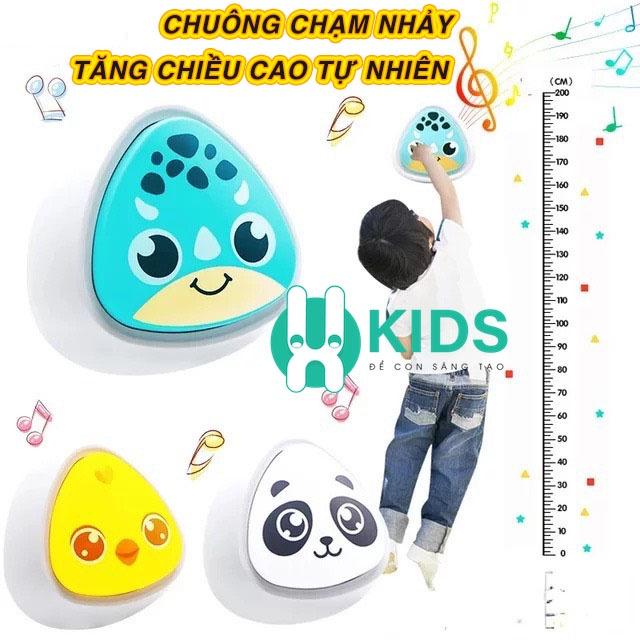 Đồ chơi chuông chạm nhảy kích thích tăng chiều cao giọng nói tiếng anh (kèm sẵn pin)