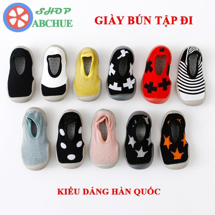 Giày Bún Tập Đi Cho Bé Kiểu Dáng Hàn Quốc 1-6 Tuổi