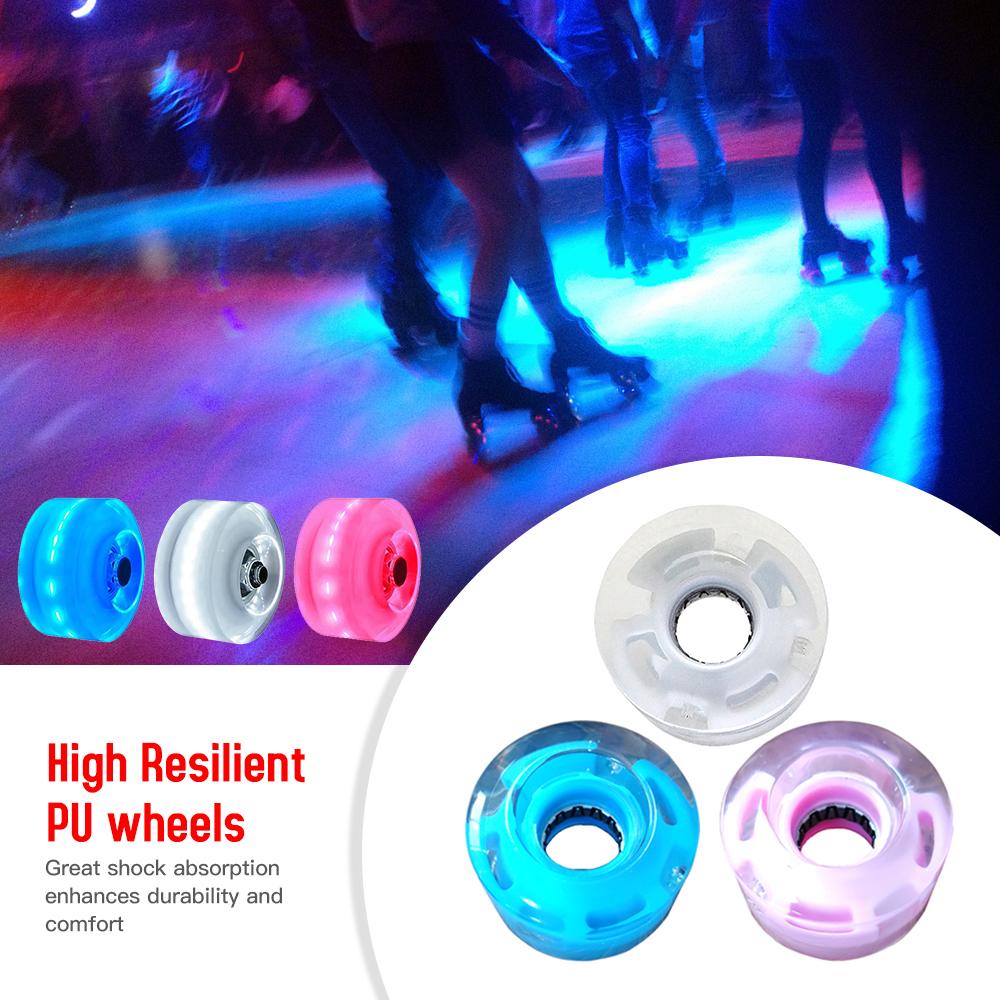 Set 8 Bánh Xe Ván Trượt Led 58X32Mm Hay Thế Bánh Xe Ván Trượt Bộ 78A Bánh Xe Đệm Pu