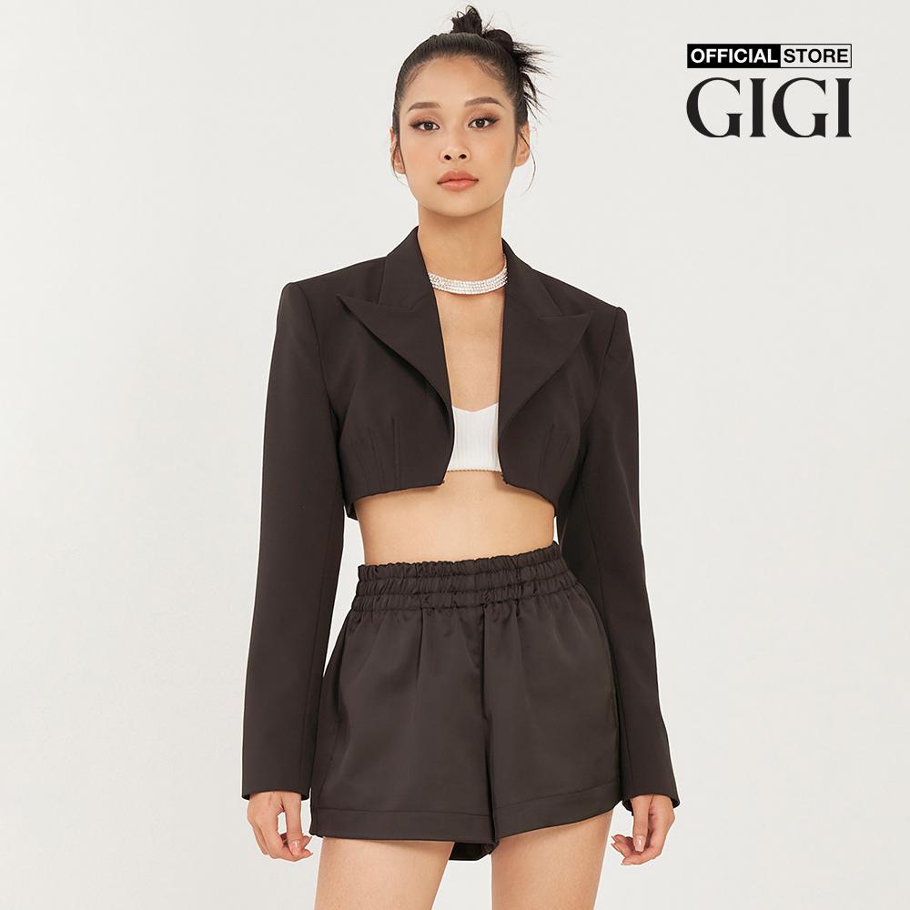 GIGI - Áo blazer nữ tay dài phom croptop hiện đại G1403B212619