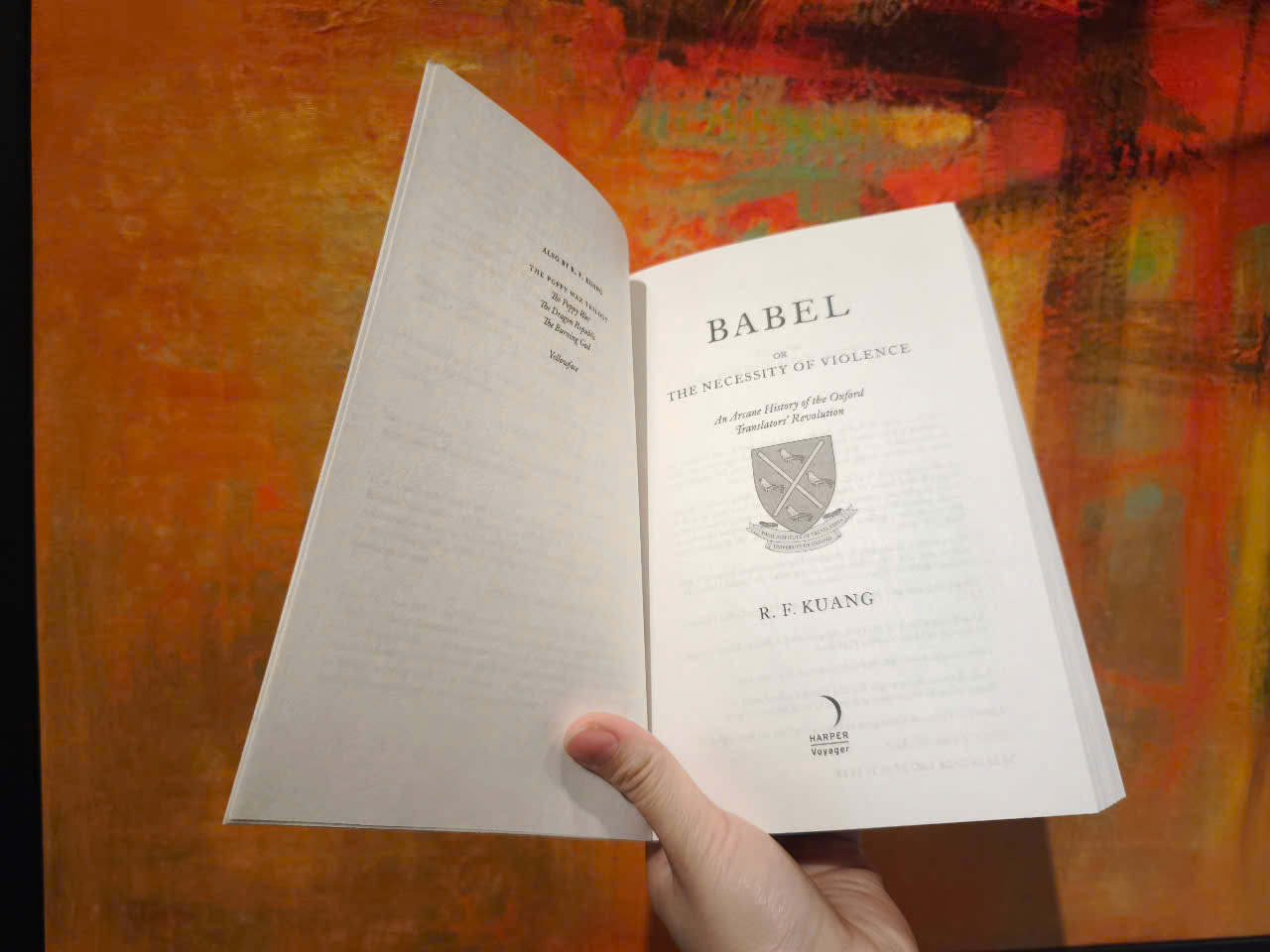 Sách - Babel: Or the Necessity of Violence: An Arcane History of the Oxford Translators’ Revolution - An Historic Fantasy of Dark Academia by R. F Kuang/Best Science Fiction &amp; Fantasy