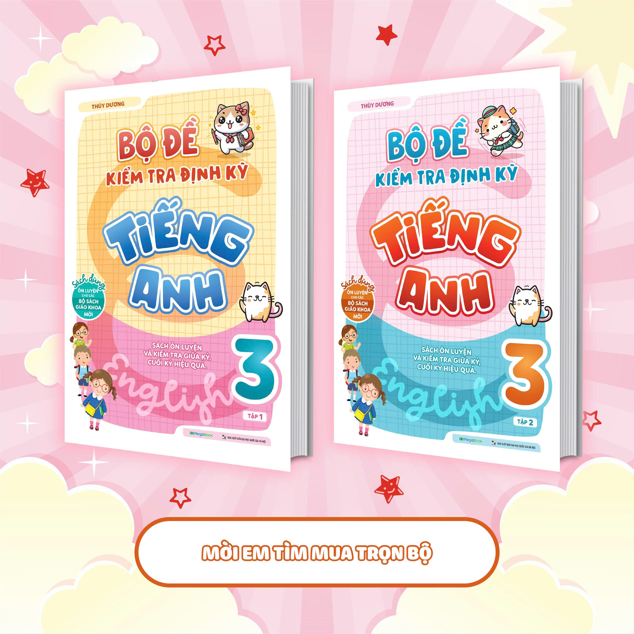 Sách Bộ Đề Kiểm Tra Định Kỳ Tiếng Anh Lớp 3
