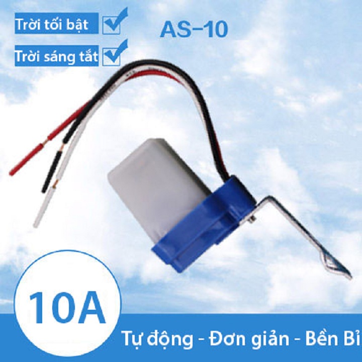 Công tắc cảm ứng ánh sáng 10A AS-10