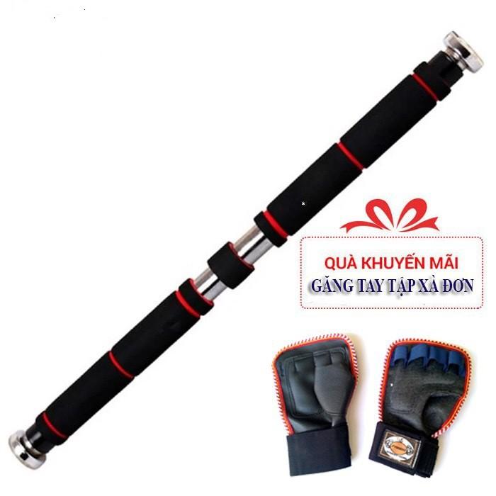 Xà đơn treo tường 60cm-110cm+găng tay