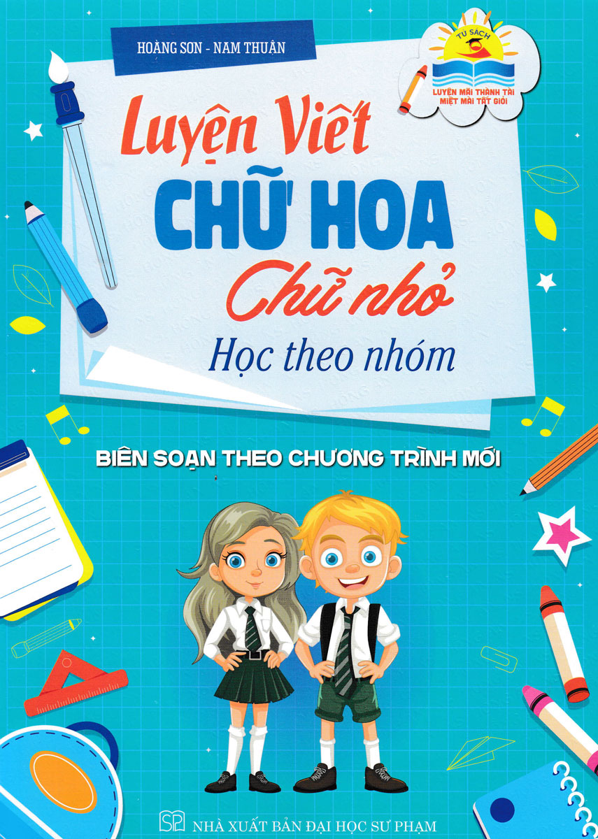 Combo Luyện Viết Chữ Hoa + Chữ Thường + Chữ Số (Chữ Nhỏ - Học Theo Nhóm) (Bộ 3 Cuốn, Khổ 19x27) - HA