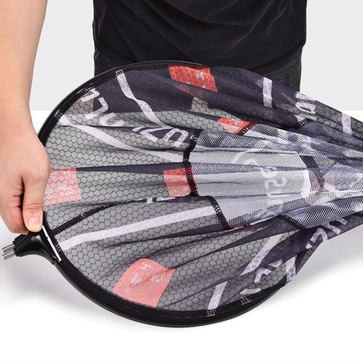 Mặt Vợt Xúc Cá Chất Liệu Carbon vành tròn 35cm 40cm 45cm Chuyên Câu Đơn Câu Đài - Đồ Câu 24h