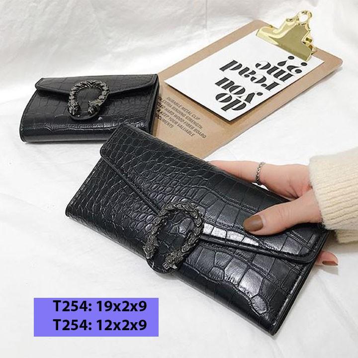 Ví dài cầm tay khóa rồng cá tính