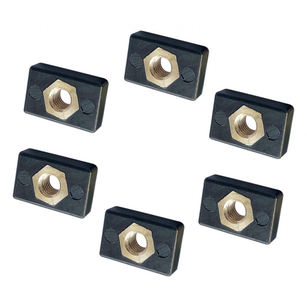 12pcs Kayak Rail/Track Screws Track Nuts Hardware Gear Mount Replacement Kit