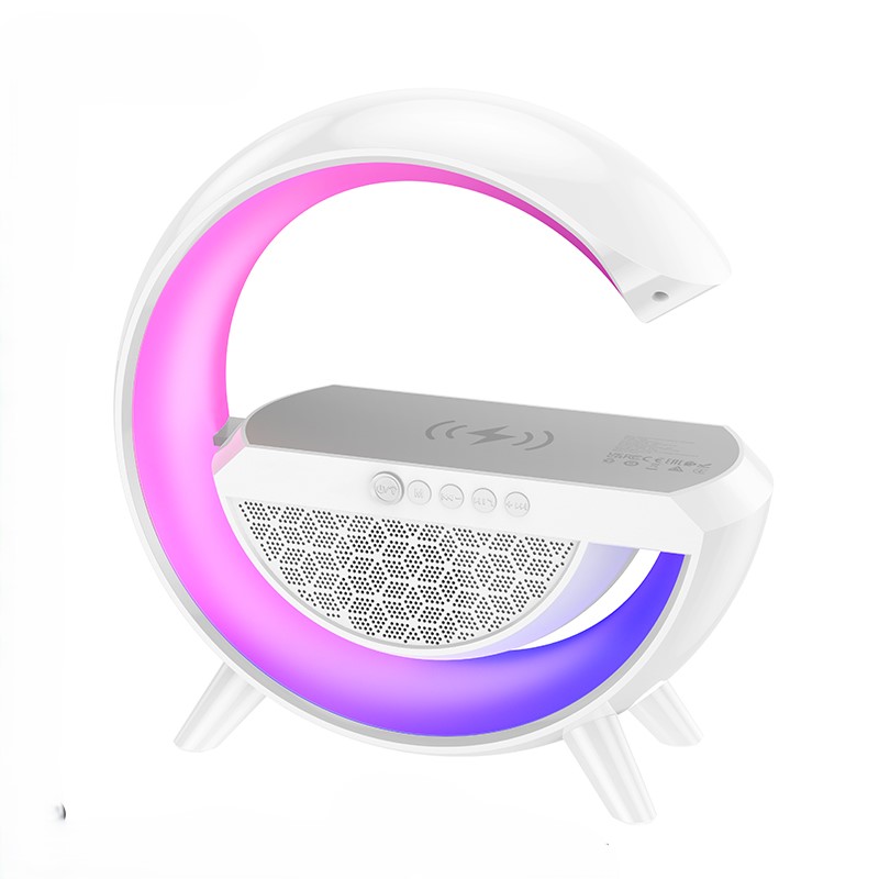 Loa bluetooth chữ G tích hợp đèn ngủ cùng sạc không dây tiện lợi và thông minh nghe nhạc âm thanh sống động - Hàng chính hãng