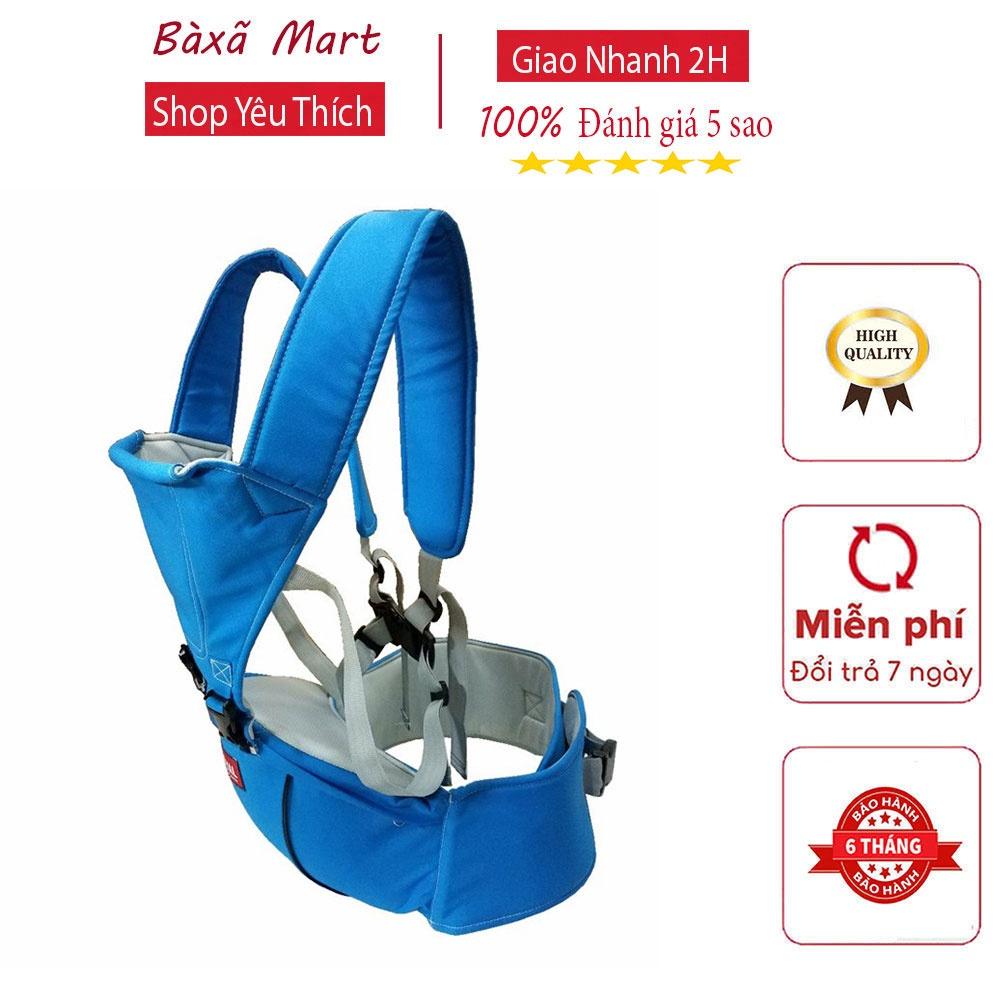 Địu Em Bé 4 Tư Thế Đa Năng Có Đệm Ghế Ngồi Dạng Lưới Siêu Thoáng Khí