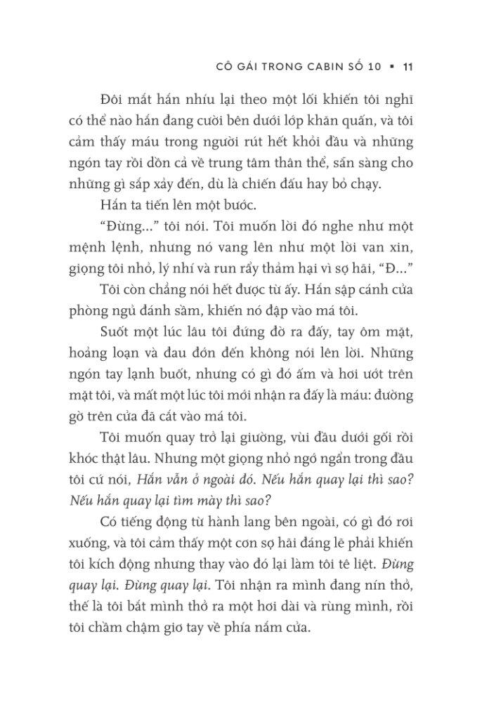 Sách Cô Gái Trong Cabin Số 10