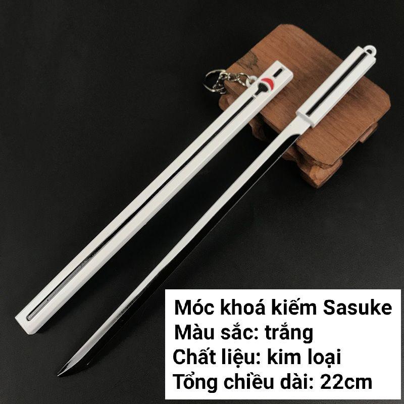 (22cm) Mô hình kiếm của Uchiha Sasuke trong Naruto bằng thép đặc cực kỳ đẹp mắt