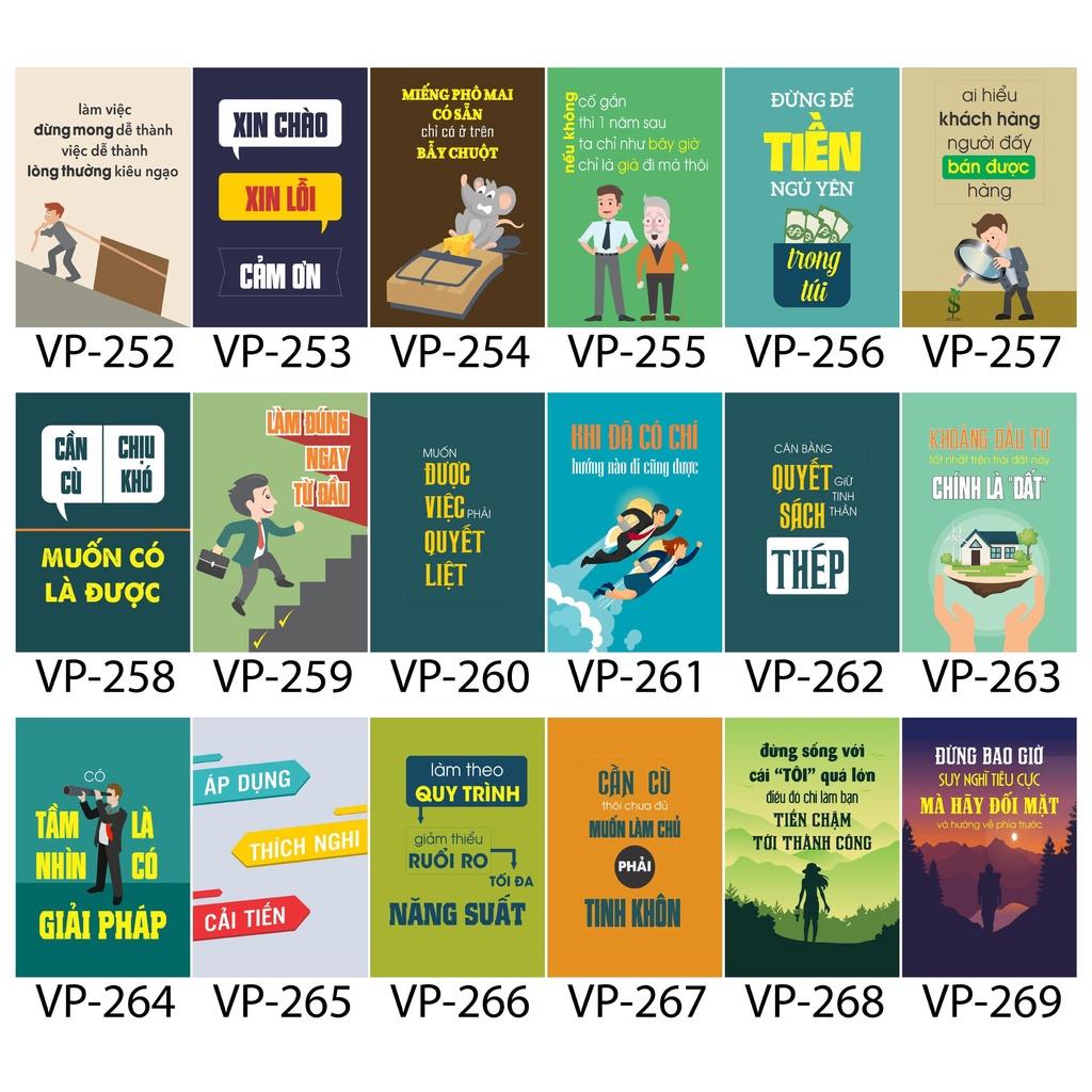 Tranh văn phòng trang trí phòng học, tranh động lực, slogan trang trí hơn 400 mẫu chỉ 39k