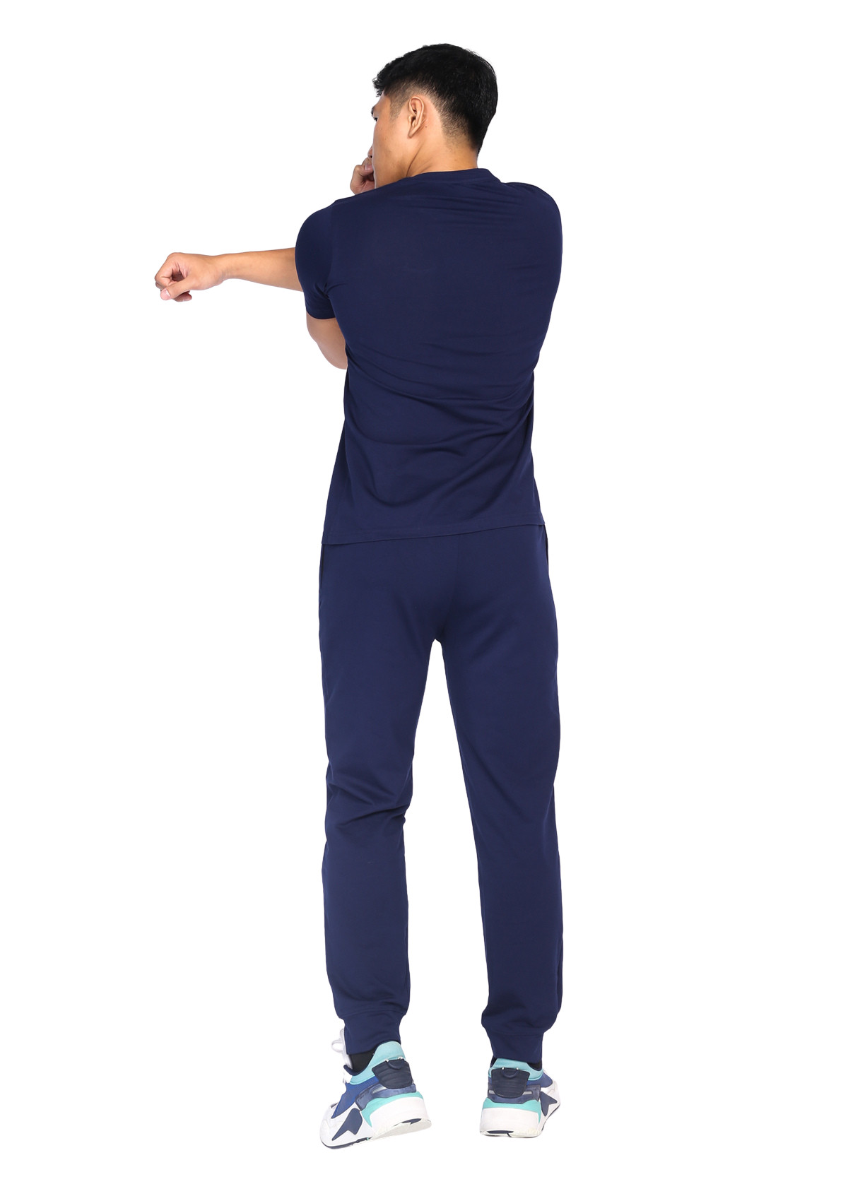 QUẦN JOGGER THỂ THAO CHỮ ELOHM - XANH ĐEN