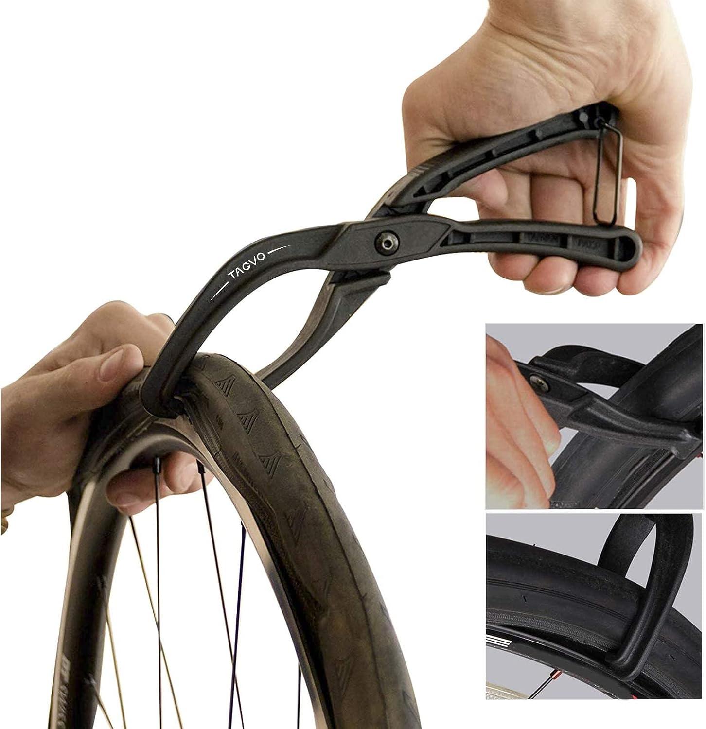 Cần gạt lốp xe đạp, Dụng cụ sửa lốp xe đạp tiết kiệm sức lao động, Dụng cụ sửa chữa xe đạp có tay cầm chống trượt dành cho xe đạp đường trường, Màu đen
