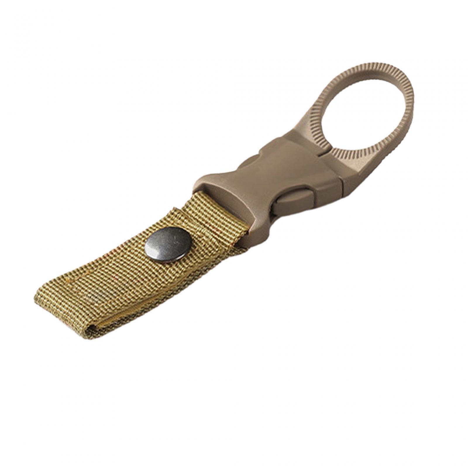 Outdoor Camping Water Bottle Holder Clip Hiking Carabiner Belt Buckle