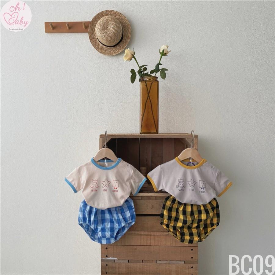 Bộ Cộc Cotton QC Cho Bé