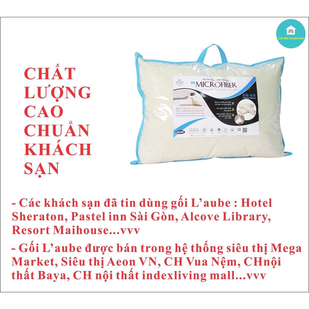 Gối khách sạn siêu mềm Microfiber Kháng Khuẩn 50x70