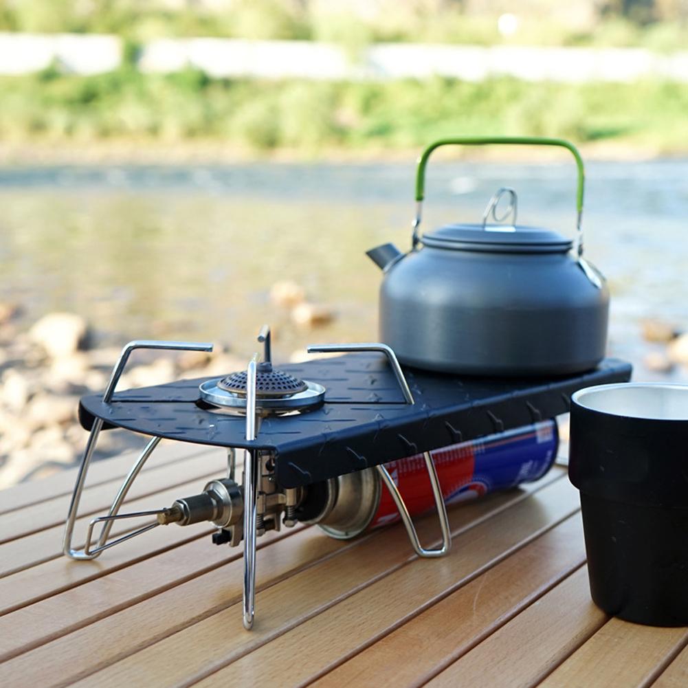 Bếp gas mini cách nhiệt ngoài trời hợp kim nhôm, dễ dàng tháo lắp và di chuyển