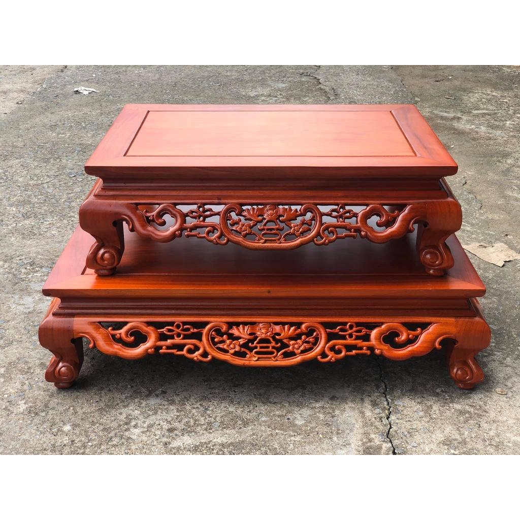 Bàn Osin Chiện Rơi Gỗ Hương, Bàn Trà Nhật, Bàn Cơm 50 x 80 x cao 21cm