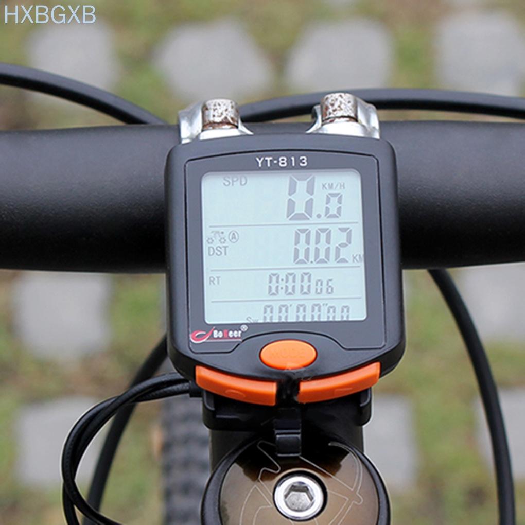 YT-813 Cycling Speedometer Bicycle Digital Computer Multifunction Bike LCD Display Odometer Wireless/Wired Speedometer