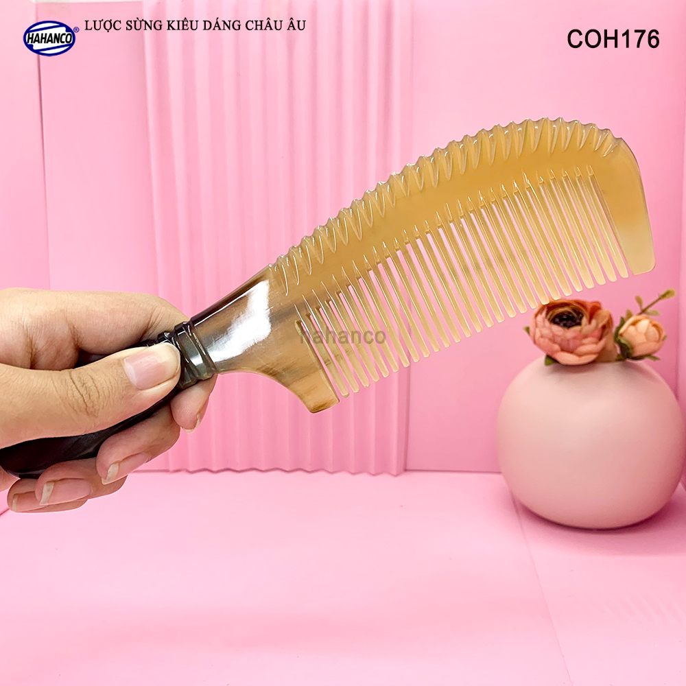 Lược sừng xuất nhật COH176 - Lược kiểu dáng đẹp / cao cấp - Chăm sóc tóc