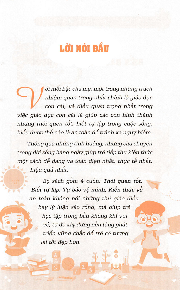 Kỹ Năng Sống Phát Triển Toàn Diện Cho Trẻ - Kiến Thức Về An Toàn (Sbooks)