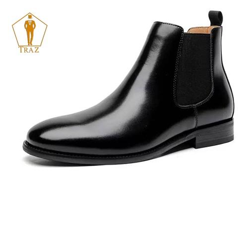 Giày boots nam TRAZ Chelsea Boots Classic đế khâu(đặt lùi 1 size)