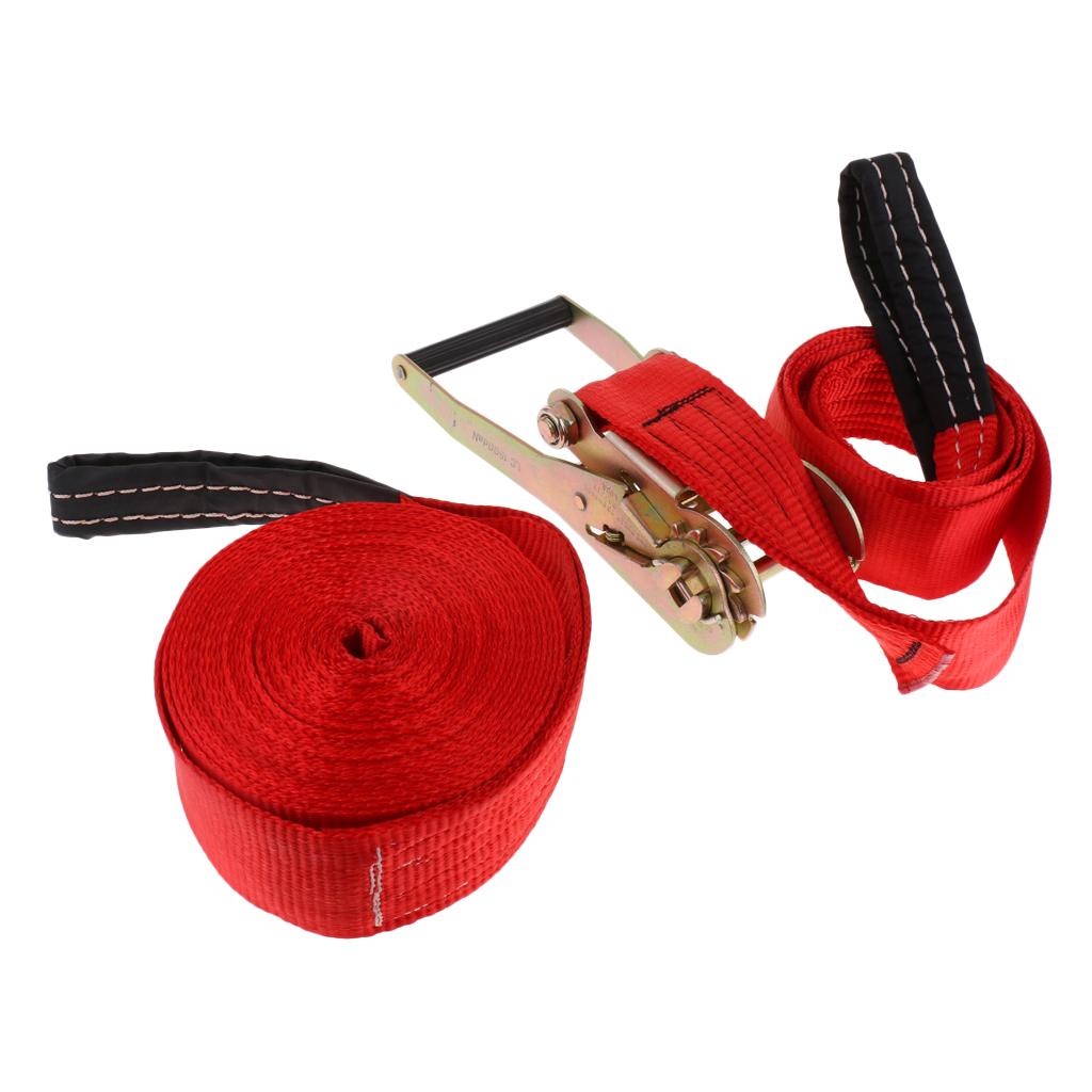 Slackline 36ft x 2" Rope & Ratchet Set - Balance Training Exercise Loop Kit