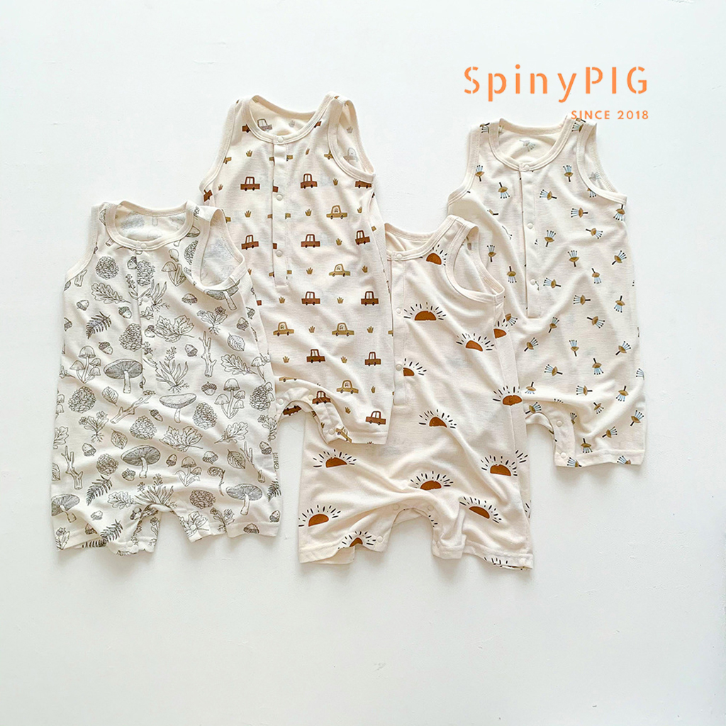 Bộ body cho bé sơ sinh 0-3 tuổi body đùi vải Waffle cao cấp mềm mát cho bé trai bé gái mùa hè